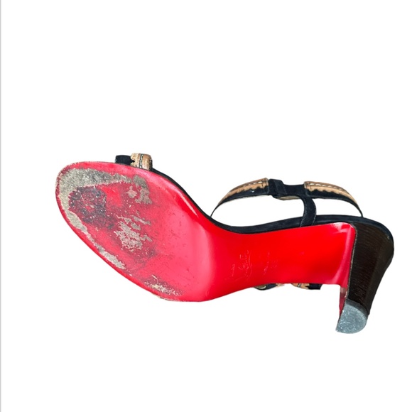 Christian Louboutin Trepi City 85mm heels RETAIL 795 - Picture 6 of 8